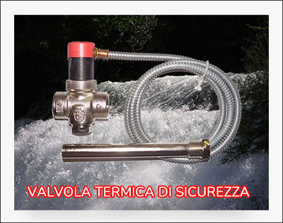 Valvola di sicurezza termica a temperatura fissa di 95°C